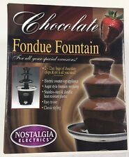 Fuente de fondue de chocolate de nostalgia de 24 onzas. Contera CFF965. Nueva caja abierta. segunda mano  Embacar hacia Argentina