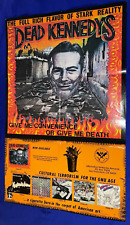 Usado, Pôster promocional vintage 1987 Dead Kennedys Give Me Convenience or Death LP 23x37 polegadas comprar usado  Enviando para Brazil