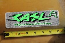 ADESIVO Vintage Skate CASL California Amateur Skate League Verde Neon Z14 comprar usado  Enviando para Brazil