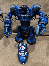 Raro Azul - 2004 WowWee Robosapien R/C 14" Baile Animado Juguete Robot y Control Remoto segunda mano  Embacar hacia Argentina