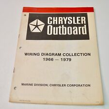 CHRYSLER OUTBOARD BOAT WIRING DIAGRAM COLLECTION 1966 - 1979 OB 1897-4 for sale  Shipping to South Africa