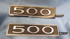 Par de emblemas Ford Galaxie 500 1962 comprar usado  Enviando para Brazil