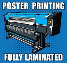 Poster Printing Colour Photo FULLY LAMINATED WATERPROOF A1 A2 A3 A4 for sale  Shipping to South Africa