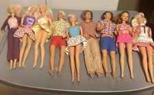 Used, Lot Of 6 Barbie / 3 Ken Dolls W/ Clothes-Used Condition - Some Wear Is Visible for sale  Shipping to South Africa