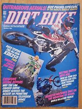 Dirt Bike março 1991 revista de motocross vintage todas as cores KDX250 KDX 200 MX comprar usado  Enviando para Brazil