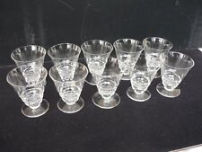 Lot crystal glasses d'occasion  Expédié en Belgium