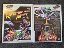 Folheto publicitário original Revenge From Mars - Bally Pinball novo em folha comprar usado  Enviando para Brazil