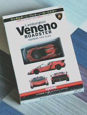 Kyosho Lamborghini Veneno Roadster caixa e livro vermelho sólido edição limitada 1/64 comprar usado  Enviando para Brazil