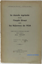 Agricole impôt direct d'occasion  Bordeaux-