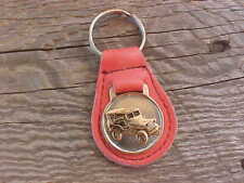 Used, 1940s WILLYS GOLD MILITARY JEEP CAR GIRLIE GIRL PINK LEATHER KEY FOB UNIQUE!! for sale  Shipping to South Africa