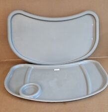 Graco Blossom High Chair Replacement Main Tray + Liner Lt Gray Top + Gray Bottom for sale  Shipping to South Africa