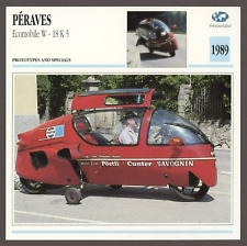 Peraves 1989 ecomobile for sale  Shipping to United Kingdom