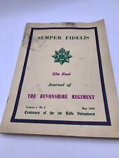 Devonshire regiment journal for sale  BRISTOL