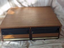 vhs storage faux wood grain for sale  Caldwell