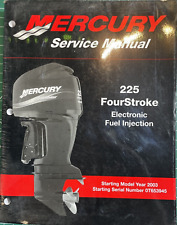 MERCURY OUTBOARD MOTOR SERVICE MANUAL  225 FOUR STROKE for sale  Shipping to South Africa