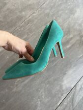 Turquoise green suede for sale  ABBOTS LANGLEY