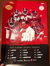 2022 Alabama Crimson Tide Football Schedule A Day Poster Saban Bryce Young +Mais comprar usado  Enviando para Brazil