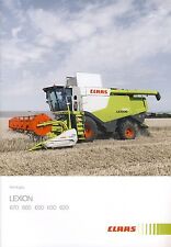 CLAAS Lexion 10 / 2014 catalogue brochure moissonneuse combine no New Holland na sprzedaż  PL