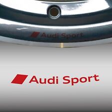Usado, Aufkleber Rad Audi Sport S Line Rad Legierung A3 A4 A5 A6 S3 S-LINE A1 ROT Q3 S3 comprar usado  Enviando para Brazil