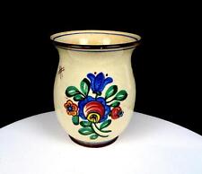 Wilhelm Kagel WKP German Studio Art Pottery Flower Design Vintage 5 5/8" Vase for sale  Shipping to South Africa