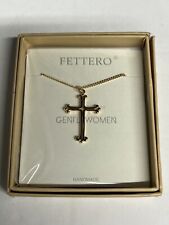 Fettero Gold Filled Cross Necklace  for sale  Shipping to South Africa