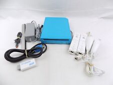 Console Nintendo Wii azul edição especial + conjunto de controle + barra de sensor + cabos comprar usado  Enviando para Brazil
