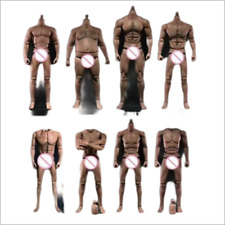 1/6 Male Muscular Body Black Asian Action Figure Strong Fat Slim For 12inch Doll na sprzedaż  Wysyłka do Poland