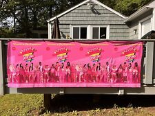 Banner de festa Barbie enorme filme teatral tecido banner ou faça suas roupas comprar usado  Enviando para Brazil