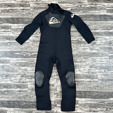 Quiksilver Kids Size 2 2/92 Wetsuit Childs Full Suit Syncro 3/2mm Black for sale  Shipping to South Africa