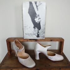 satin heels mary jane white for sale  Garnet Valley
