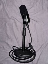 Microfone Shure MV7 USB XLR podcasting COM suporte - Preto - levemente usado comprar usado  Enviando para Brazil