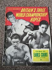 Boxing earls court for sale  WORTHING