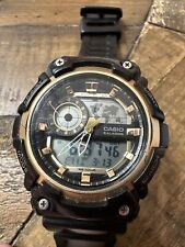 Relógio masculino Casio Ana-Digi G-Shock World Time ouro preto modelo 5472 comprar usado  Enviando para Brazil