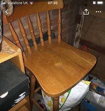 Pine bar stool for sale  KETTERING