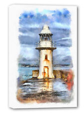 Lighthouse watercolour wall for sale  EDINBURGH