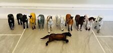 Lot of 11 Vintage FUNRISE 1988 Plastic Toy Horses, used for sale  Shipping to South Africa