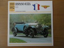 Hispano suiza fiche d'occasion  Décines-Charpieu