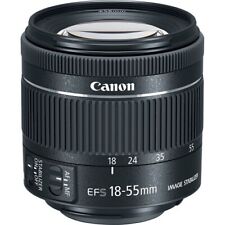 (Caja abierta) Canon EF-S 18-55 mm f/4-5,6 IS Estabilizador de imagen STM Zoom Kit de lente segunda mano  Embacar hacia Argentina