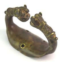 Antique Rare Indian Lion Face Brass Door Handle – Royal Interior Décor G7-918, used for sale  Shipping to South Africa