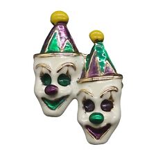 Enameled clowns brooch for sale  Biloxi