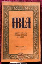 Occasion, IBLA N°49 - LA REVUE DE L'INSTITUT DES BELLES LETTRES ARABES - TUNISIE - 1950 d'occasion  Folschviller