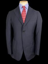 Dormeuil Cloth Travel City Blazer 40L Wool Mohair Navy Semi Bespoke MTM Patch for sale  Shipping to South Africa