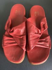 Clarks sandals red for sale  RIPON