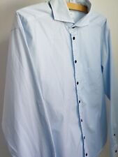 Eton shirt blue for sale  FAKENHAM