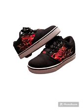 Heelys Pro 20 Prints HES10337H Youth 2 Black/Red with Flames for sale  Shipping to South Africa