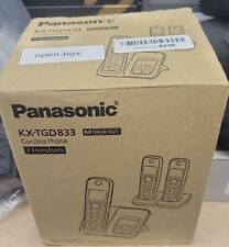 Teléfonos inalámbricos Panasonic KX-TGD833 contestador automático bloque de llamadas segunda mano  Embacar hacia Argentina