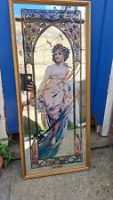 Framed wooden mirror for sale  NORWICH