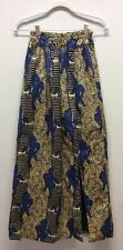 Floor Length African Wax Print Polished Cotton Skirt UK 8-12 for sale  Shipping to South Africa