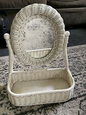 Vintage white wicker for sale  Waverly