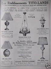 Publicité 1929 tito d'occasion  Longueil-Sainte-Marie